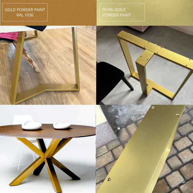 Flat Steel Table Legs, ROYAL FLAT