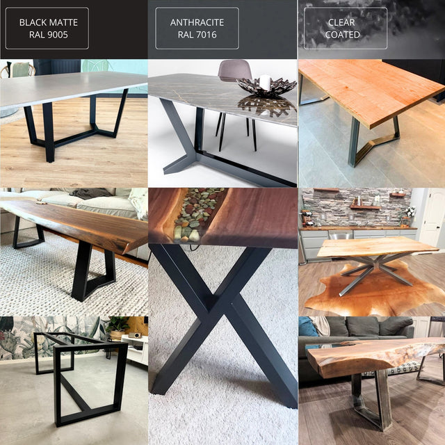 X-shaped Table Legs Ideal For Epoxy Top, MR Xx 80.20