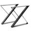 Metal Desk Legs For Wood Tops, MR ZEET 80.40