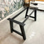 A-shaped Table Legs With Crossbars, ALEX BASE 80.80