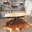 Pedestal Metal Dining Table Base, XSAVI 80.60