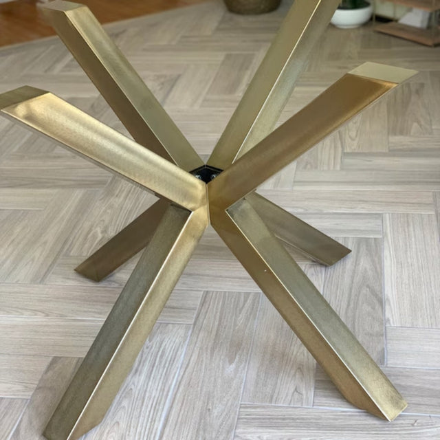Metal Table Base For Round Glass Top, XSAVI 70.70