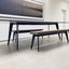 Modern Flat Steel Table Base, MALMO