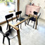 Simple Form Durable Trapezoid Metal Table Legs, CLEO BASE 80.40
