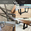 Modern Flat Steel Table Base, MALMO
