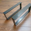10cm Height Furniture Legs, Low Cabinet Feet, CRUDO FLAT 40.5