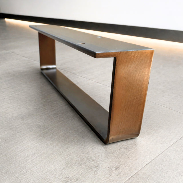 10cm Height Furniture Legs, Low Cabinet Feet, CRUDO FLAT 40.5