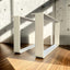 10cm Height Furniture Legs, Low Cabinet Feet, CRUDO FLAT 40.5