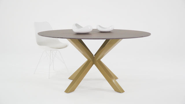Metal Table Base For Round Glass Top, XSAVI 70.70